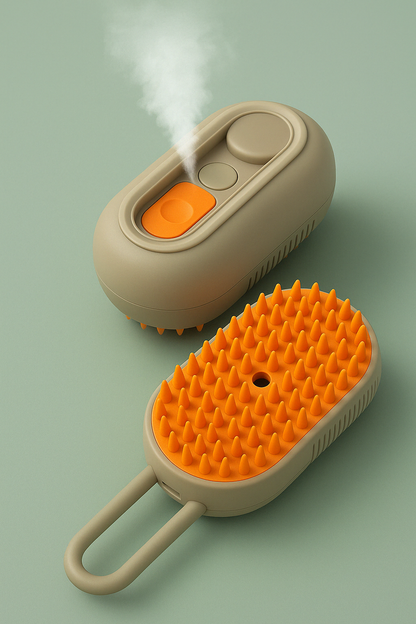 ZenBrush – Brosse Vapeur Rechargeable pour Chat et Chien