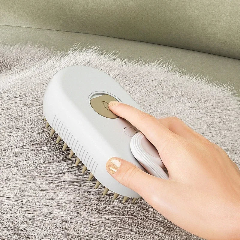 ZenBrush – Brosse Vapeur Rechargeable pour Chat et Chien